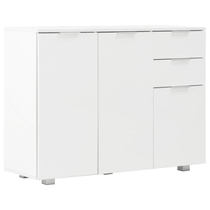 Buffet de Cuisine - SVP- MODERNE - Blanc brillant - 107 x 35 x 76 cm