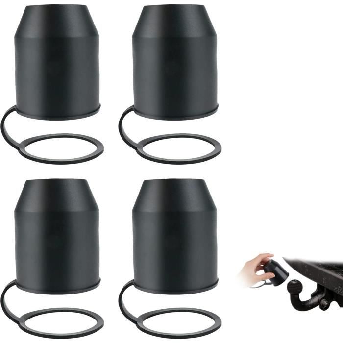 Cache Boule De Remorquage 50 Mm, Capuchon De Protection Pour Attelage De Remorque, Matériau PVC, Noir (bleu