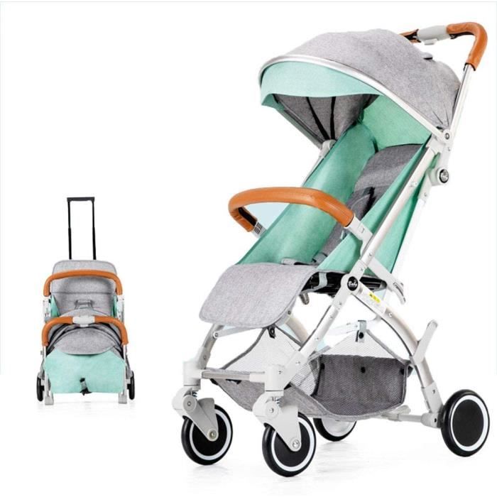 Poussette Ultra Compacte de Voyage LeGeRe Protection Harnais 5 Points Position Couchee pour Avion Poussette avec Poignee de T 348 Cdiscount Puericulture Eveil bebe
