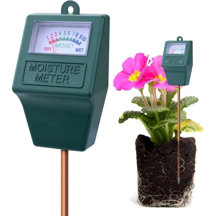 Testeur Humidité Plantes, Humidimètre de Sol Hydromètre pour Jardin, Ferme,  Plantes à Gazon intérieur et extérieur (Aucune Batterie) - Cdiscount Jardin