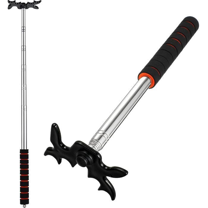 Accessoires pour Table de Billard permettant de Jouer au Bridge sous Tous Les Angles possibles YOMERA Pont de Queue de Billard rétractable avec tête de Pont en Laiton Interchangeable en 3 Versions