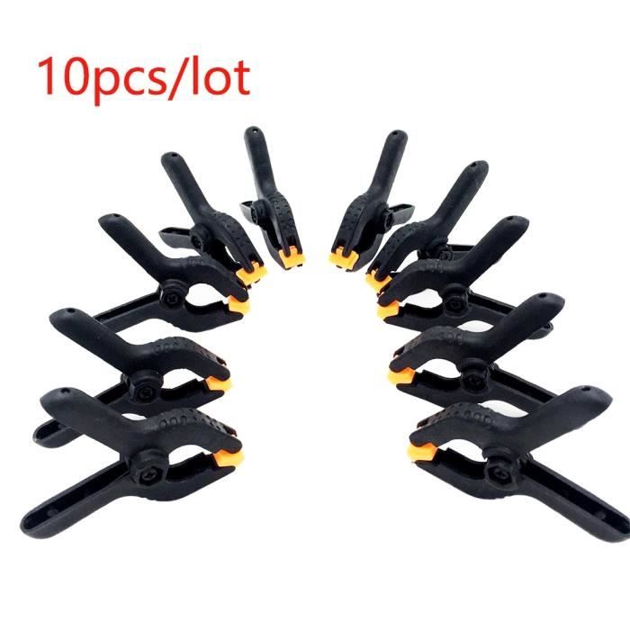 Pinces De Banc 11 Pouces - Lot De 2 - Pour Soudage/bricolage - Verrouillage C-Clamps