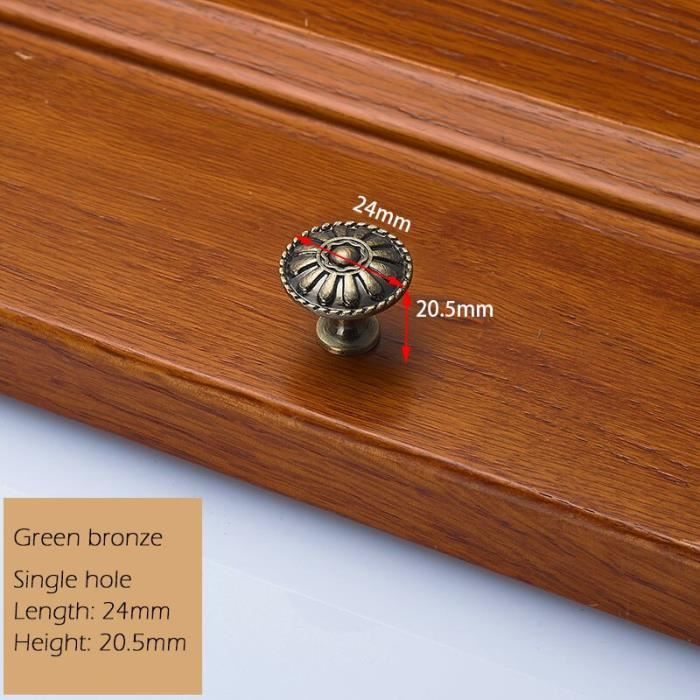 Bitray Lot De 4 Poignées Décoratives En Alliage De Zinc Noir Pour Armoire, Armoire, Porte, Tiroir (centres De Trous De 9,6 Cm