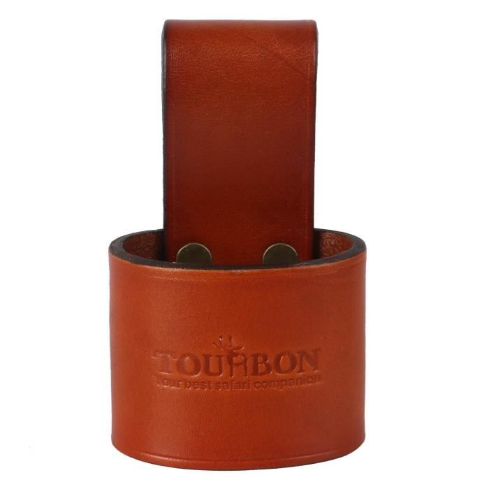 Tourbon Porte-marteau en cuir pour ceinture et atelier de