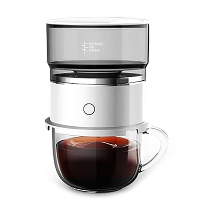Luqeeg Cafetière Portable 3 En 1 Machine à Espresso USB - Machine à Café Électrique Pour Camping Et Voyage