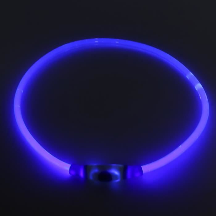 Meilleurs prix pour Drfeify Collier LED pour chien Collier d'Éclairage LED Lumineux de Chien de Compagnie Rechargeable avec Câble de Charge USB