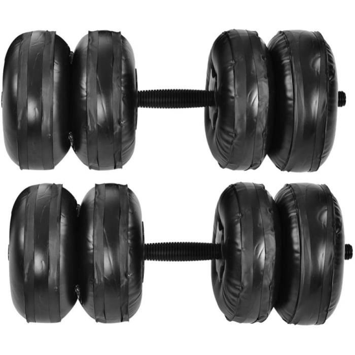 Haltères Réglables à Eau Portatifs - PVC, Poids Ajustable 8-10kg Ou 16-20kg