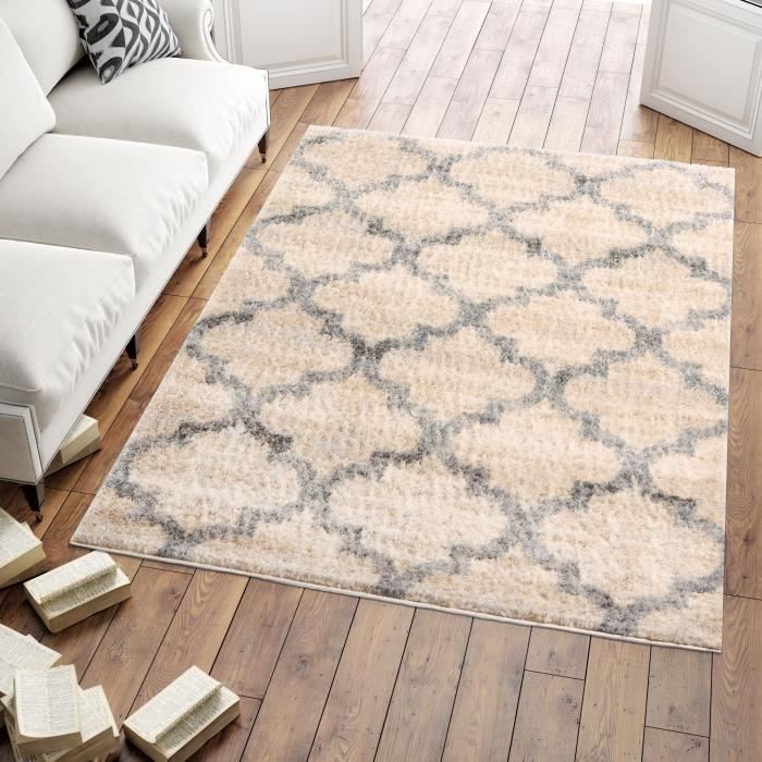 Carpeto Rugs Tapis Salon Noir 300 x 400 cm Moderne Geometrique/Monaco Collection Carpeto Rugs Tapis Salon Noir 300 x 400 cm Moderne Geometrique/Monaco Collection