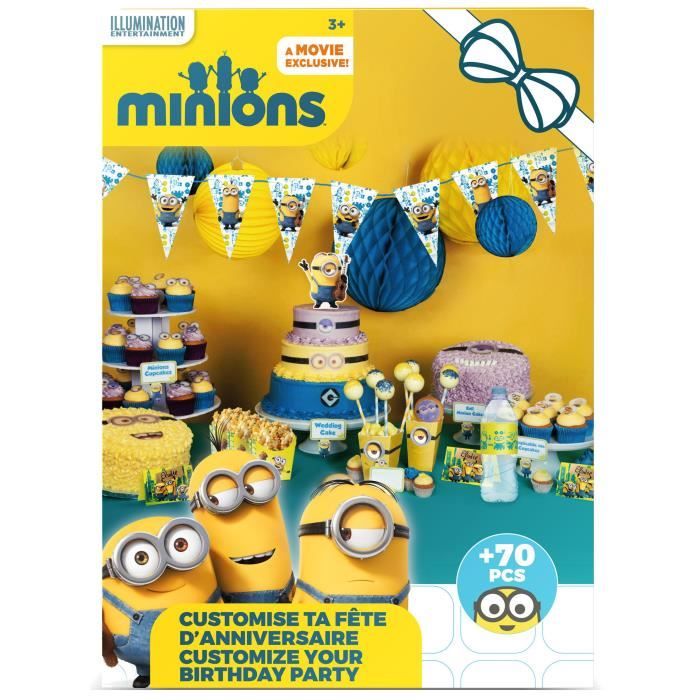 Les Minions Customise Ta Fete D Anniversaire Cdiscount Jeux Jouets Les Minions Customise Ta Fete D Anniversaire Cdiscount Jeux Jouets
