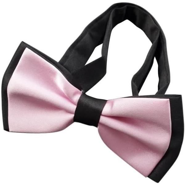 Tucnoeu Nœud papillon pré-noué pour femme - Noir - Cravate