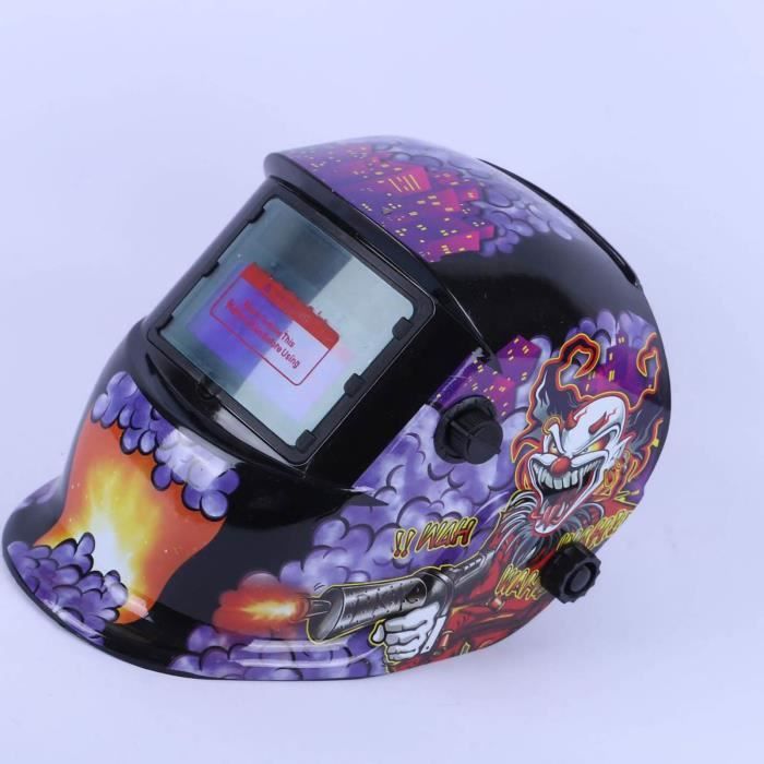 Casque De Soudage TITAN - Design Crâne - Obscurcissement Automatique - NEUF