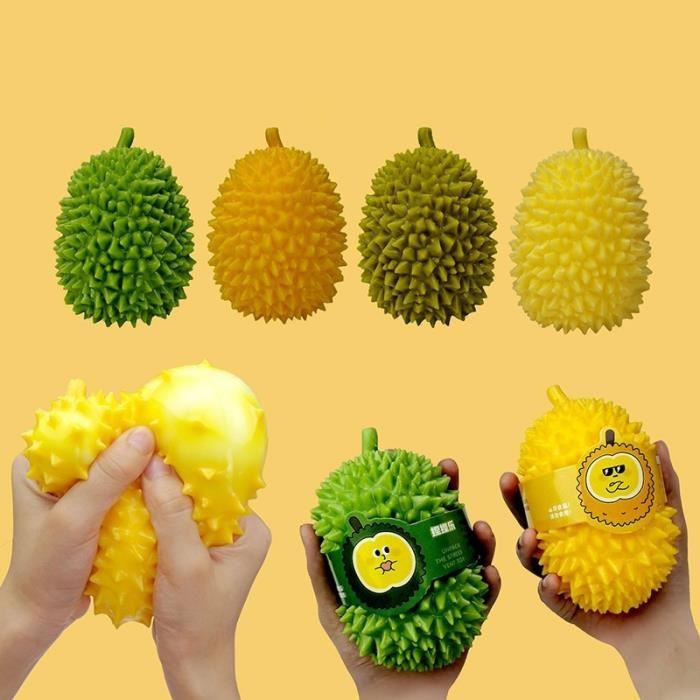 Yinanstore Jouet Durian Simulation Ensemble De Jeu Durian Accessoires De Cuisine Jouet Éducatif Amusant Pour Enfants De 3 Ans