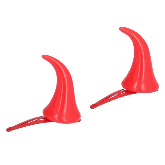 Bandeaux Lumineux Cornes De Diable SHERCHPRY - Accessoire Halloween Clignotant Rouge