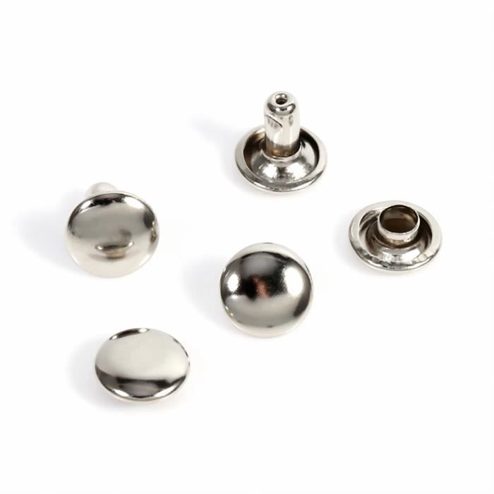 GAD 100 Set rivets en cuir Cap Rivet tubulaires en métal GA588 ...
