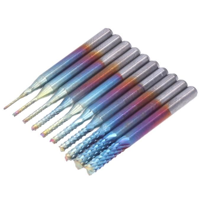 5 Pcs Fraises En Carbure De Tungstène à Double Coupe, Diamètre 8 Mm Tige 1 4 Pouce Pour Outils Rotatifs Et Meuleuses A Main 98488938