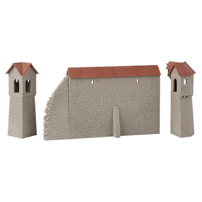 Faller 130692 Maquette Vieille Ville Avec Clôture Chantier | Maison 3 Étages École Conduite