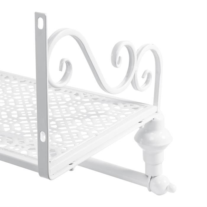 BESPORTBLE 4 Pièces Support Mural Pour Ballons De Sport - Rangement Football, Basket, Rugby Blanc