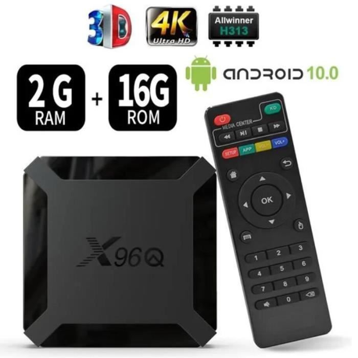 Box TV Android X96Q Android 10.0 Allwinner H313 QuadCore Arm Cortex