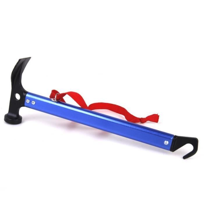 Marteau Camping Dépannage Petit Marteau à Griffes Portable - Poignée Ergonomique Caoutchoutée - Acier Carbone Pour Bricolage, Camping Et Réparations Outil Main Bois