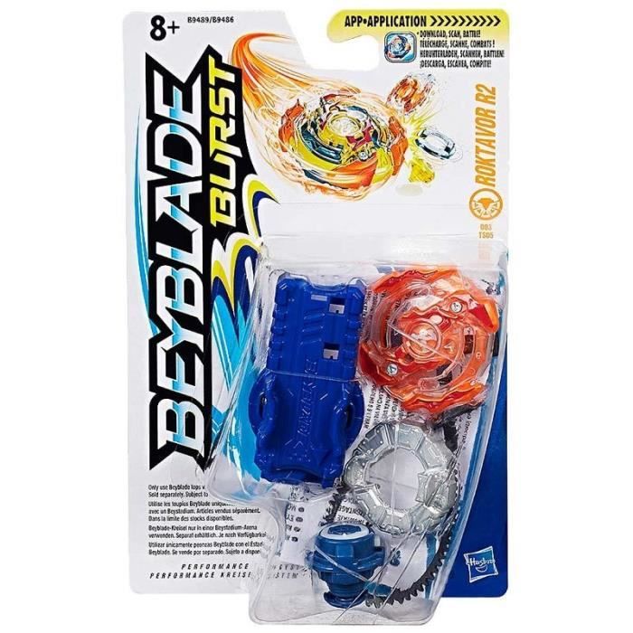 Toupie Beyblade avec lanceur R2 Roktavor - 124754 - Cdiscount Jeux - Jouets