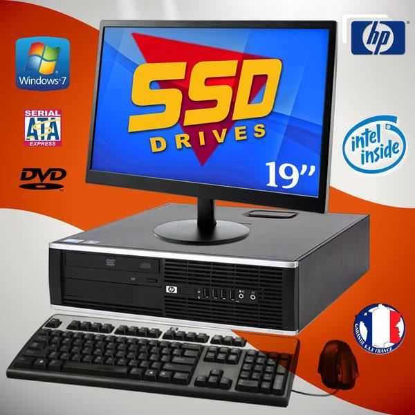 PC BUREAU HP Elite 8100 SFF Intel G6950 / 2.80GHz CLAVIER & + WIFI + ECRAN - vue 2