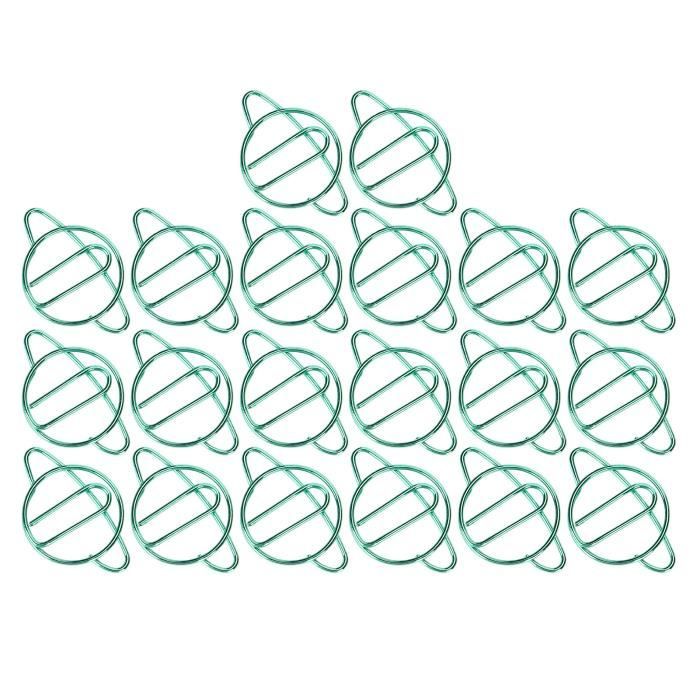 100 Trombones Dorés En Forme De Goutte - 25 Mm, Métal - Pour Bureau, école, Organisation De Documents Et Créations DIY