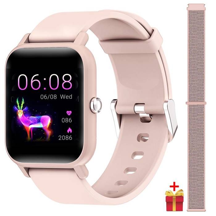 Smartwatch GPS Sport Montre Connectée Femme Homme Enfant IOWODO R3 1,3\