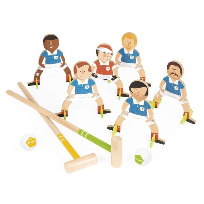 Jeu de Croquet Champions JANOD Mixte À partir de 8 ans Vert et multicolore Cdiscount