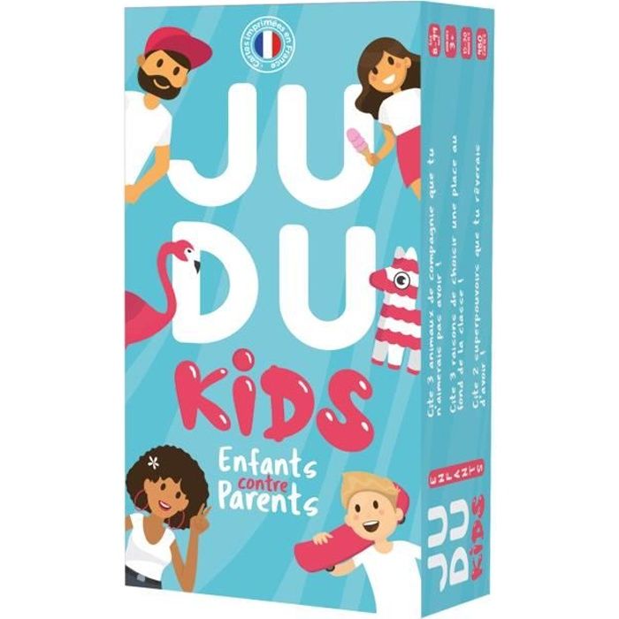JUDUKIDS - Parents vs Enfants - Jeu de société - Famille - par Les  créateurs de JUDUKU - 480 Cartes fabriquées en France - Cdiscount Jeux -  Jouets