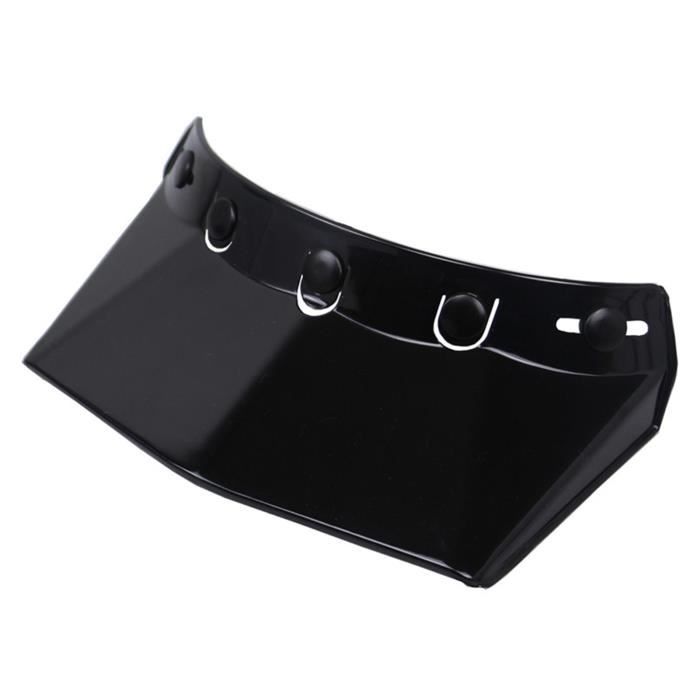 GoolRC Visière Rabattable Pour Casque Moto - Anti-UV Et Anti-Buée, Universelle 3 Boutons-Pression
