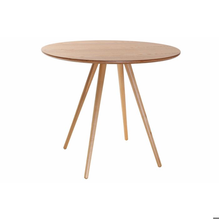 Table à manger ronde ARTIK - MILIBOO - Frêne - 90 cm - Bois clair - Scandinave - Moderne
