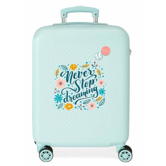 MOVOM Enchanted Forest Cabin Suitcase, Green, 38 x 55 x 20 cm