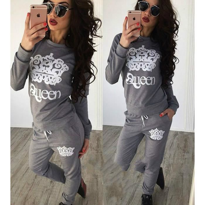 Ensemble survêtement -Tenue de sport femme - Sweat-shirts et