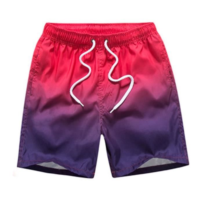 Hebb Short de Bain pour Homme avec Cordon de Serrage Taille /élastique Violet Galaxie