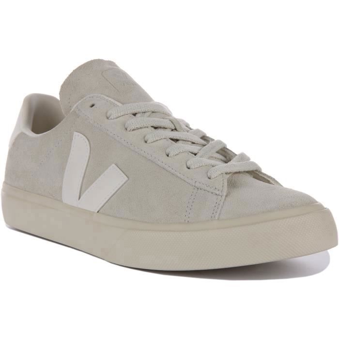 Veja Baskets Veja Campo en daim à lacets pour hommes - Naturel - VEJA - Daim-Nubuck - Homme - Lacets