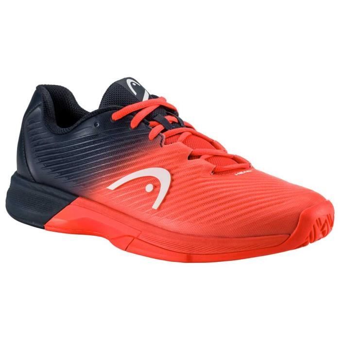 Chaussure de tennis HEAD Men Revolt Pro 4.0 Hommes - Bleuberry-Coral - Taille 45 - Tennis - Synthétique