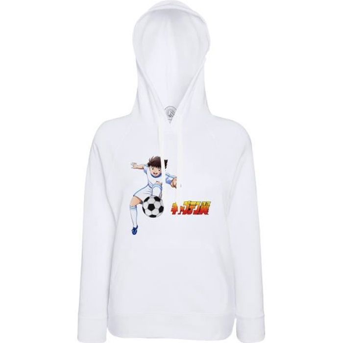 Sweat à Capuche Olive et Tom Captain Tsubasa Manga Cartoon Nouveau Football