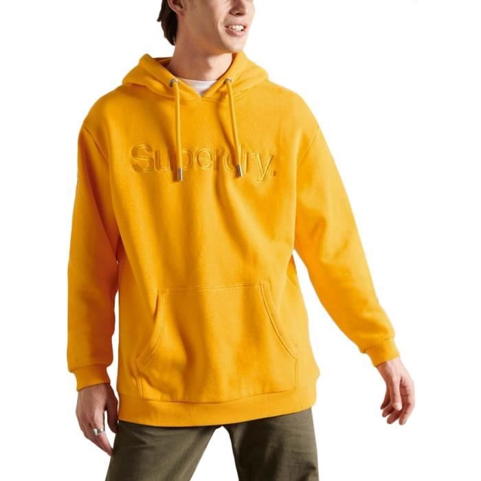 Sweat jaune superdry deals