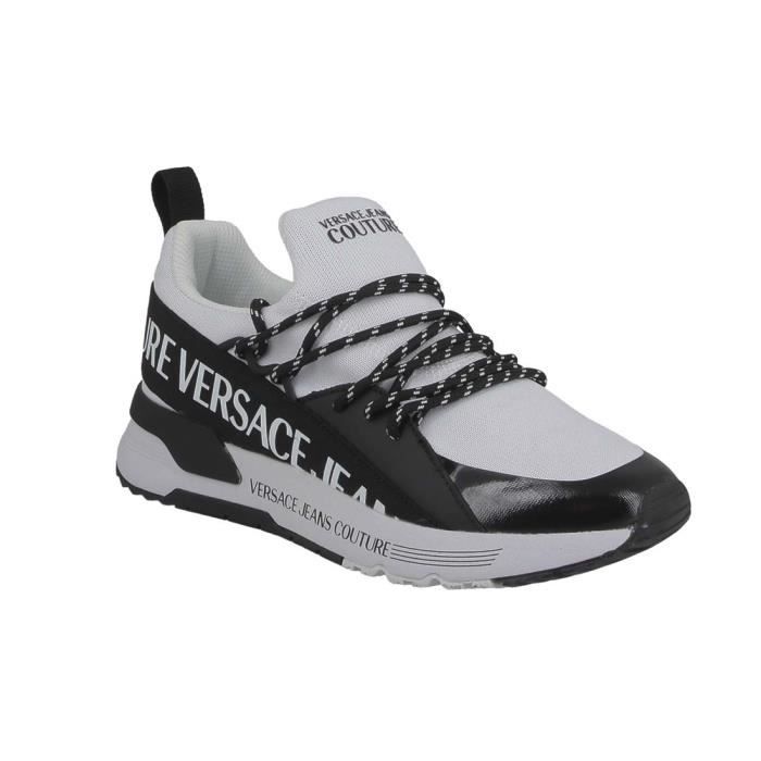 Basket Versace Jeans Couture Dynamic Dis. SA3 en textile blanc.43 White Cdiscount Chaussures