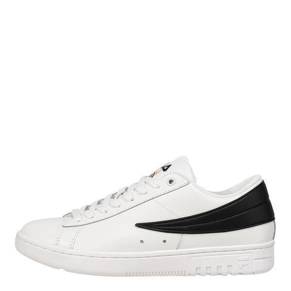 Fila Baskets Homme FILA Highflyer L - Blanc-Noir - Lacets - Synthétique - Plat