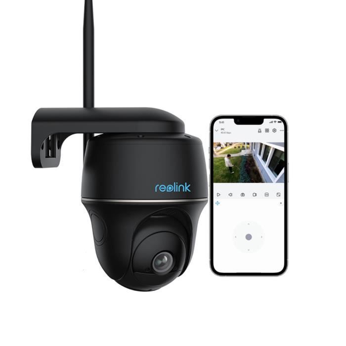 Reolink Caméra Surveillance Série Argus P21 4MP Batterie,WiFi 2,4-5GHz,Pan&Tilt,Zoom16X,Vision Nocturne,Détection Intelligente,Noir