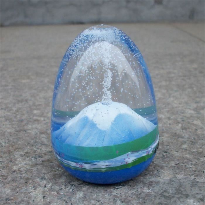 Objets décoratifs,Boule magique en cristal pour enfant, thème éruption  volcanique, minuterie en sablier, sphère de - Type Blue - Cdiscount Maison