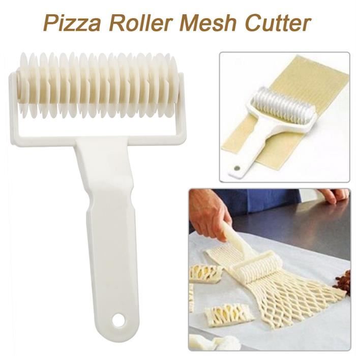 Rouleau Coupeur Treillis Pour Pâtisserie - Lot De 2 Tailles (S Et L) - Plastique ABS - Pour Tarte, Pizza, Biscuits