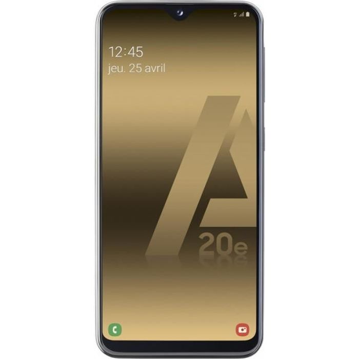 Achat T&eacute;l&eacute;phone portable Samsung Galaxy A20e - Double Sim - 32Go, 3Go RAM - Noir - UK - Tout Opérateurs pas cher