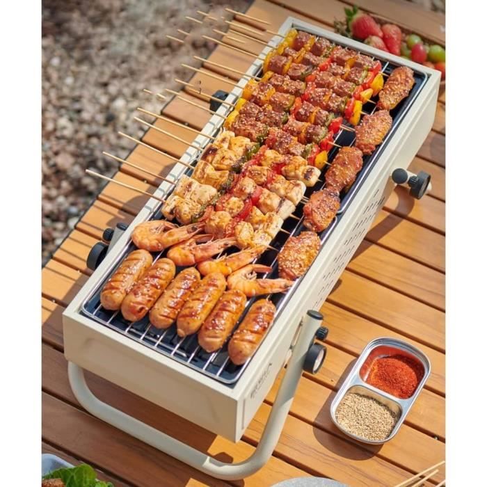 BBQ Gril - Fumoir Portable 3 In 1 - Charbon De Bois – La Cuisine De Mimi