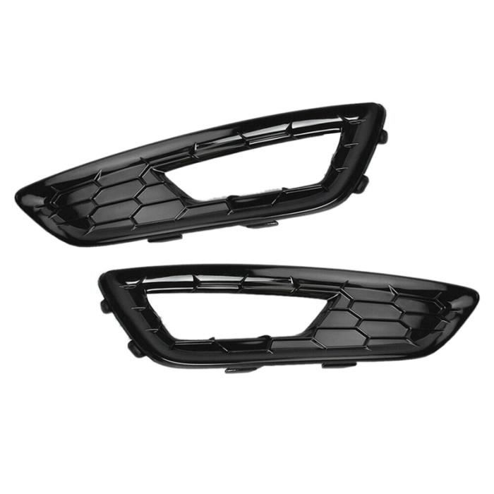 Grille De Protection Antibrouillard Avant Pour Audi Q5 2013-2017 - Gauche/droite, Noir ABS, Référence OEM 8R0807681/8R0807682