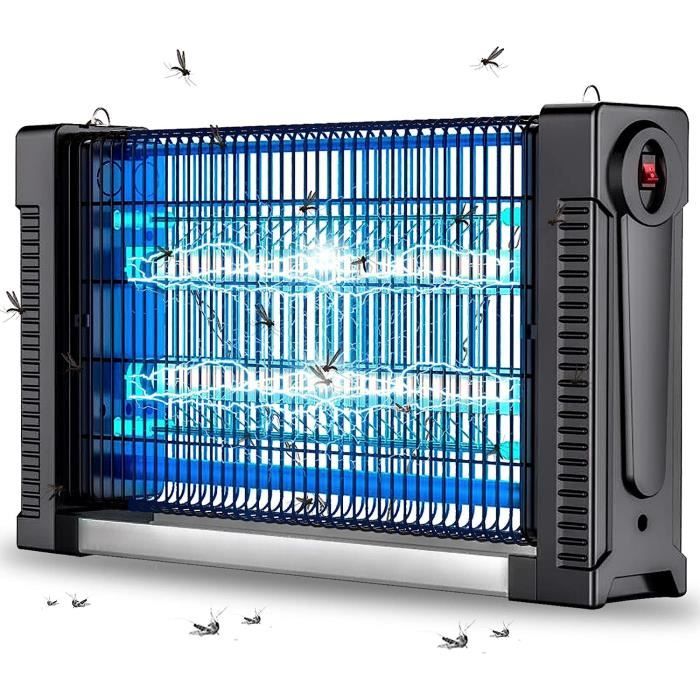 Lampe Anti Moustiques FRAXINUS 20W - Tue-Mouche Électrique 4200V Pour Intérieur - Portée 150m²