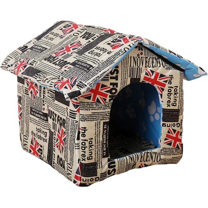 Maison De Chat Isolée Extérieure, Maison De Chat Extérieure Spacieuse, Imperméable, à L'épreuve Intempéries Et à La Légèrement Installée Pour Voyager (Gray