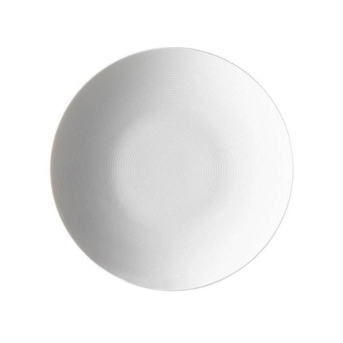Cellini Assiette de présentation, 31 cm Porcelaine Premium, Blanc