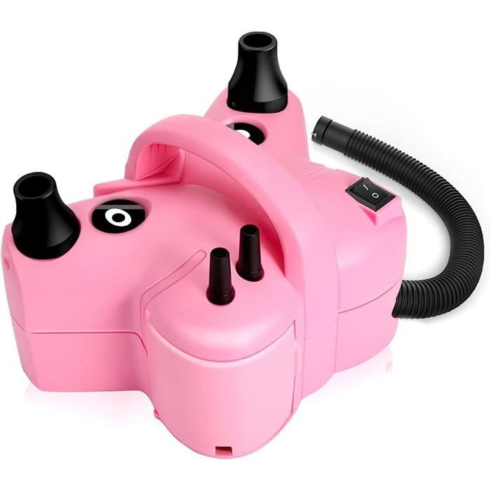 Pompe à Air électrique 600W - 5 Buses Incluses - Fonction Gonflage/dégonflage - Pour Matelas, Piscine, Canapé Gonflable - Compacte Et Portable